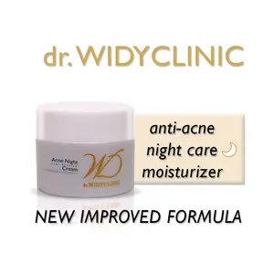 Acne Night Cream dr Widy Clinic Krim Jerawat Malam Glowing Mencerahkan Cream Untuk Semua Jenis Kulit BPOM