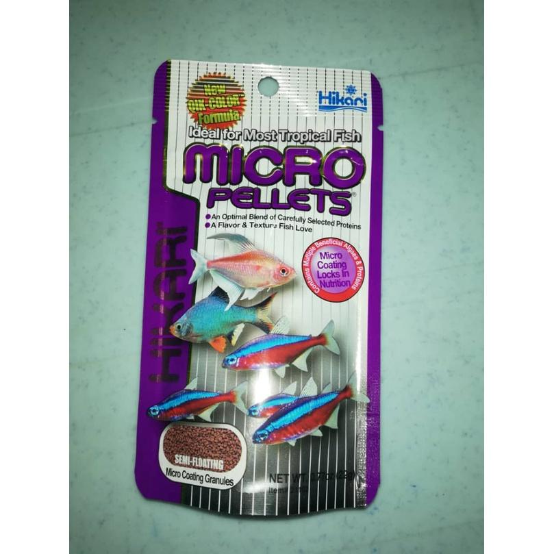 Hikari Micro Pellet 22gram Tropical Fish Feed Food Makanan Ikan Tropikal
