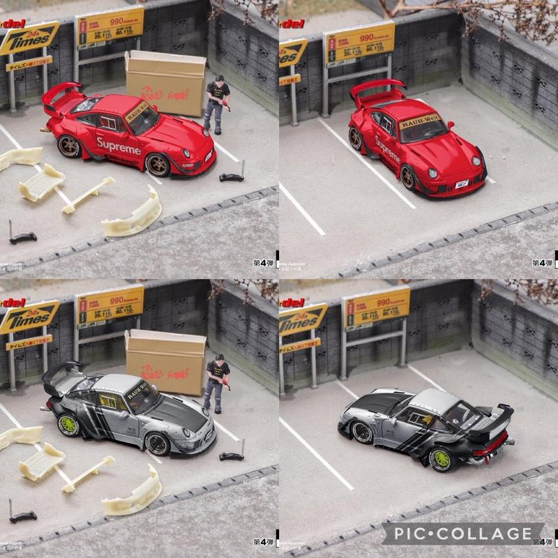 Star Model RWB993 GT Wing - Supreme Red Reguler & Cyberpunk Silver Reguler 1