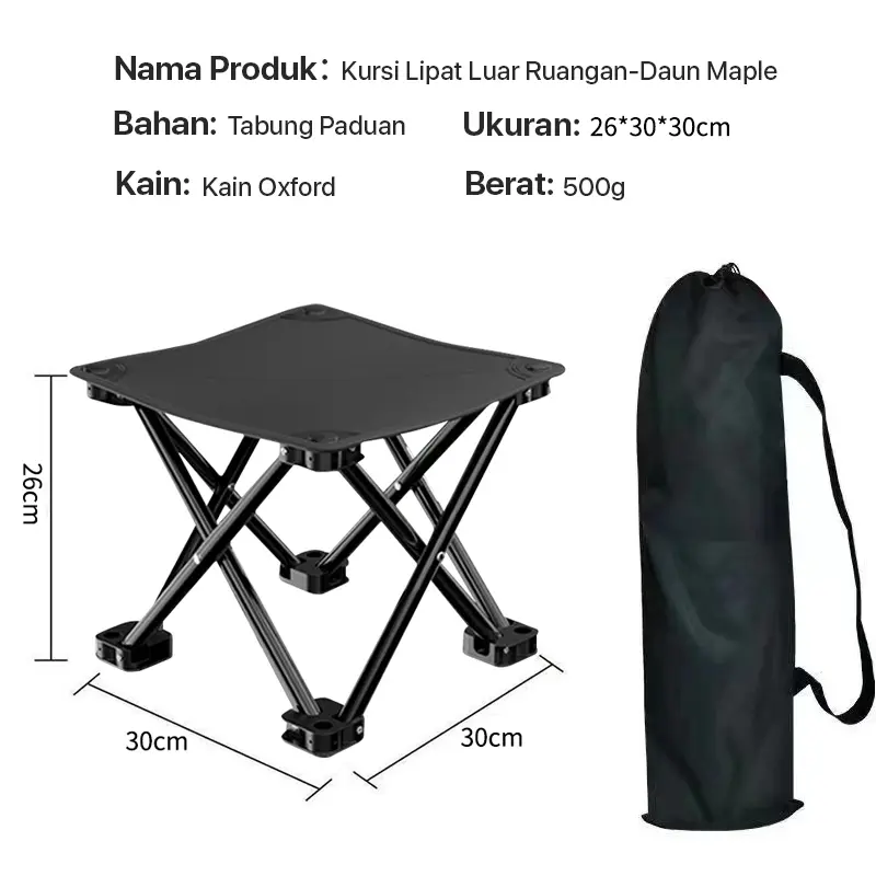 Hidup Mewah Kursi Lipat Outdoor Serbaguna Portable Kursi Lipat Mancing Mini 6