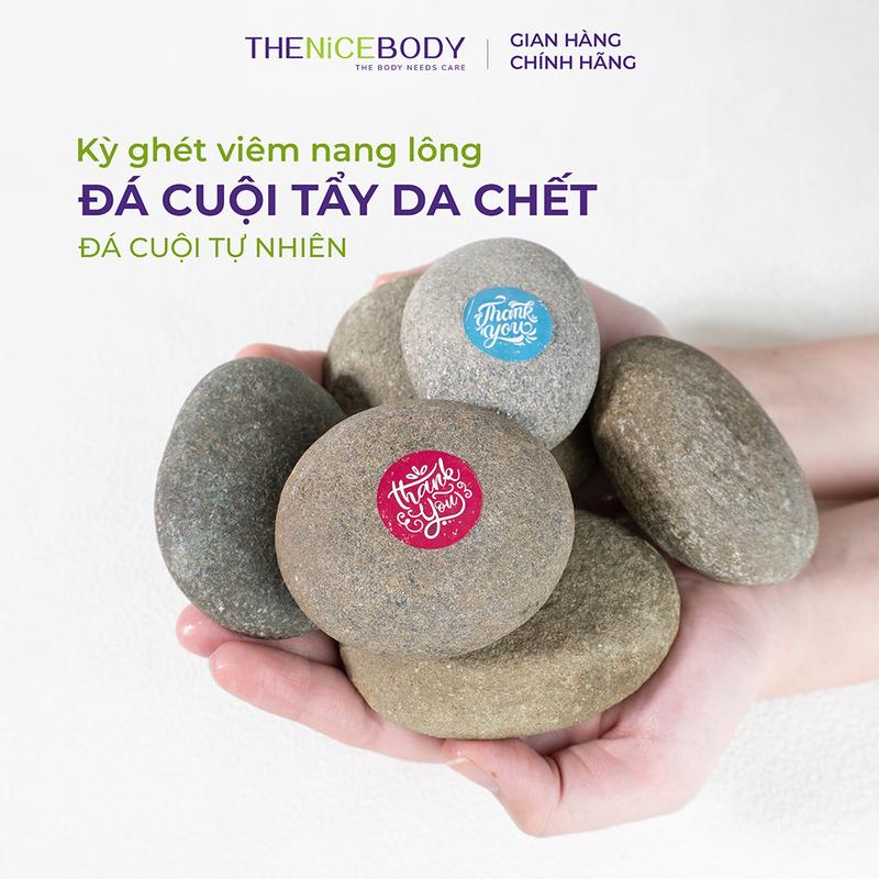 Đá Tắm Kì Ghét Jade&Leaf Đá Cuội Tự Nhiên Tẩy Tế Bào Chết Kì Da Chết Body Gót chân Triệt Lông