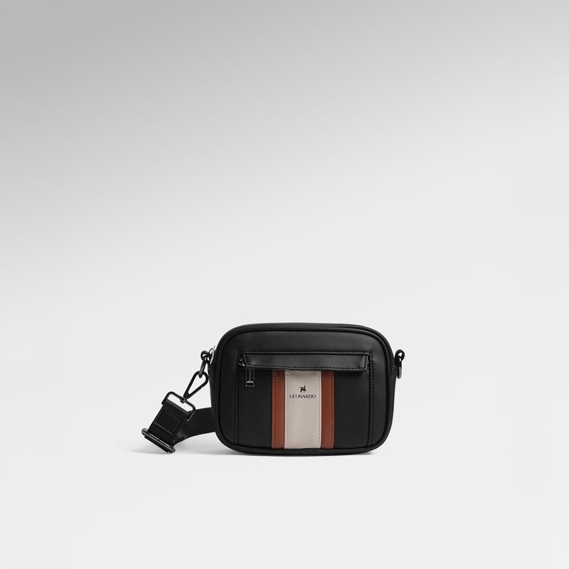 [MEGA LIVE] Túi Da Đeo Chéo Dáng Hộp Dành Cho Nam Frankie Thương Hiệu Leonardo