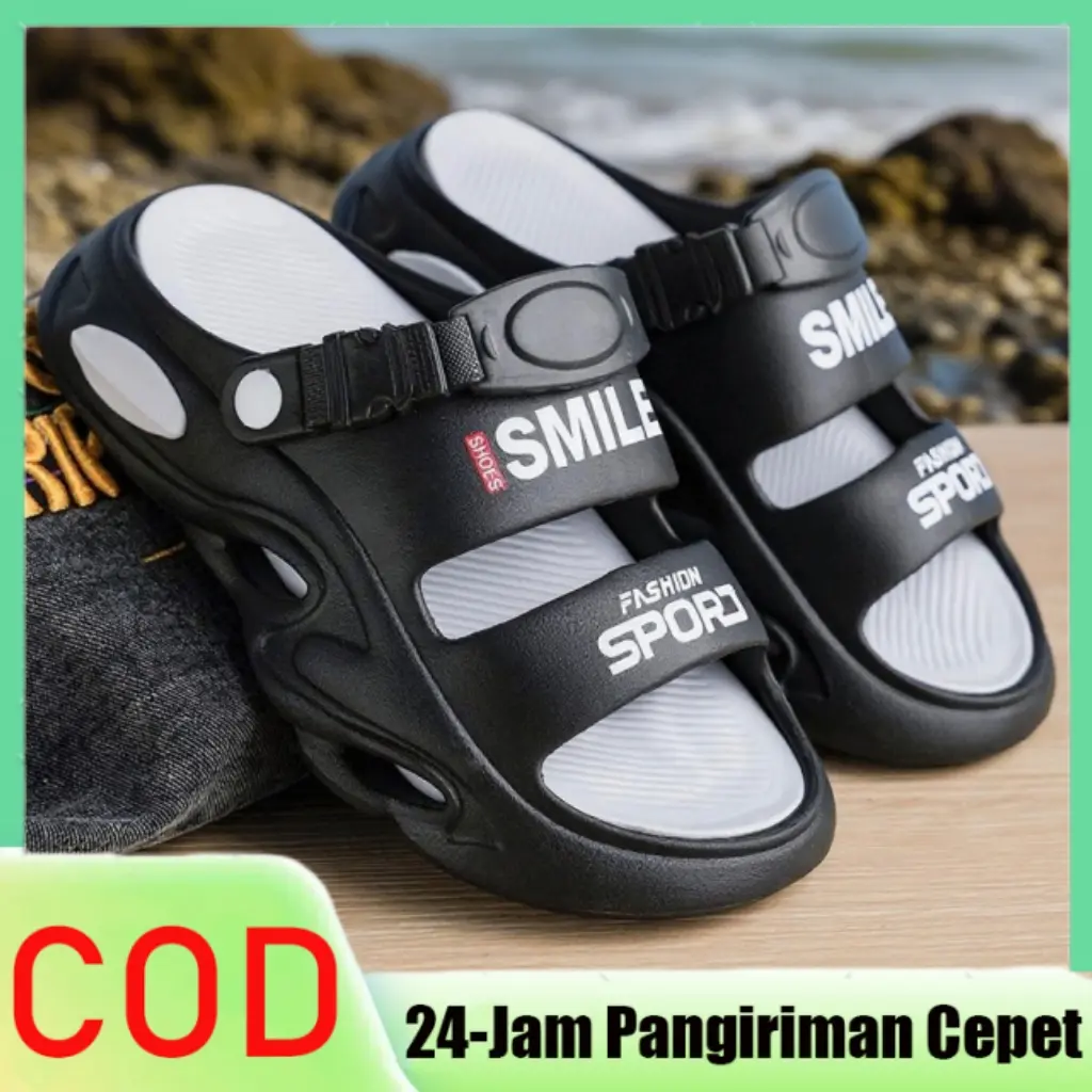 Clogs for Men Sendal Pria Wanita Sandal Karet Sendal Slide Rumahan Sendal Slop Cowok Outdoor Sandal Baim Sendal Cowok Sandal Sandal Pria Sandal Clogs Terbaru Sandal Pria Perempuan Sandal