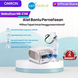 OMRON NE-C28 Nebulizer Compressor / Alat Uap BERGARANSI 2 TAHUN