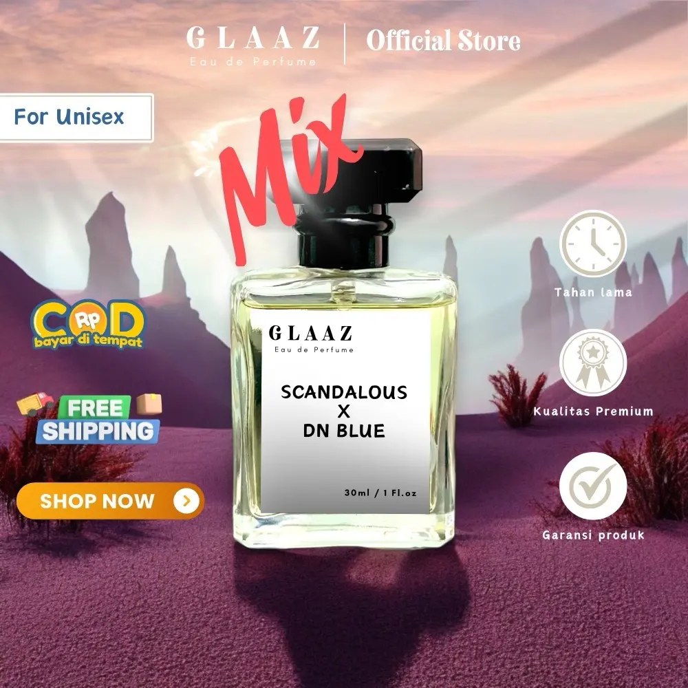 Glaaz Parfum - Scandallous X Dn Blue - Parfum Unisex