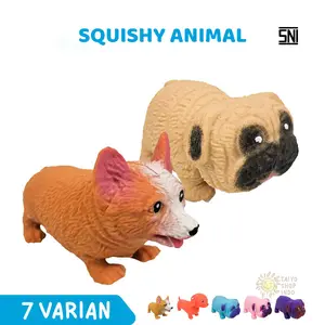Mainan Anak Animal Squishy Dekompresi Dog Hewan Lucu Tiktok Toys