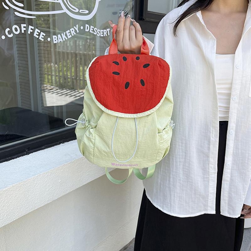 CHIYUM Tas Ransel Wanita Warna Kontras Dopamin Musim Panas Gaya Baru Tahan Air Nylon Tas Sekolah Lucu Buah Ransel Siswa Sekolah Menengah Pertama Import Fruit Backpack Perempuan Pink Muat LKS Pad CHIYUM Tas Ransel Wanita Warna Kontras Dopamin Musim Panas Gaya Baru Tahan Air Nylon Tas Sekolah Lucu Buah Ransel Siswa Sekolah Menengah Pertama Import Fruit Backpack Perempuan Pink Muat LKS Pad