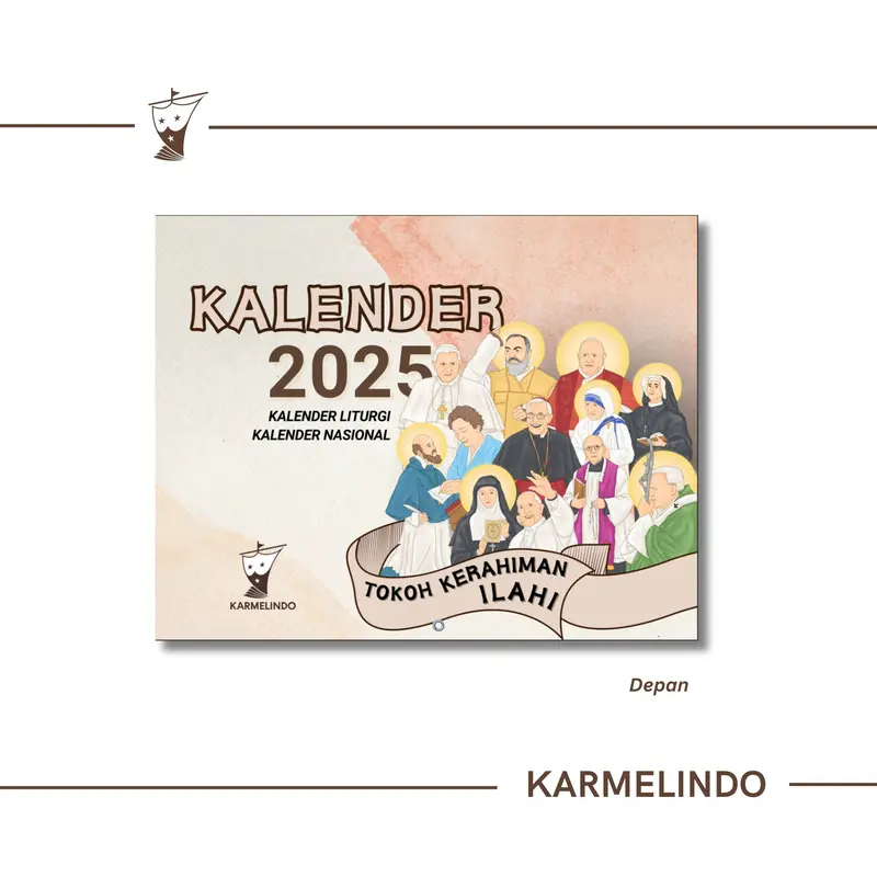Kalender Dinding 2025 (Kalender Liturgi dan kalender nasional 2025) 0