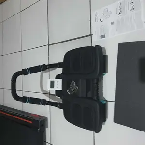 BUSINES Abdominal Wheel Roller Ab Auto Rebound 6 Pads 4 Wheels Gym Home Workout Hitung Cerdas