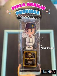 Gambar Piala Akrilik Paskibra 17 Agustus 2025 Custom Karakter dan Ucapan FREE Box Mika - Cewe Hijab dari Bonekahandmadesukasuka Kab. Sukoharjo 3 Tokopedia