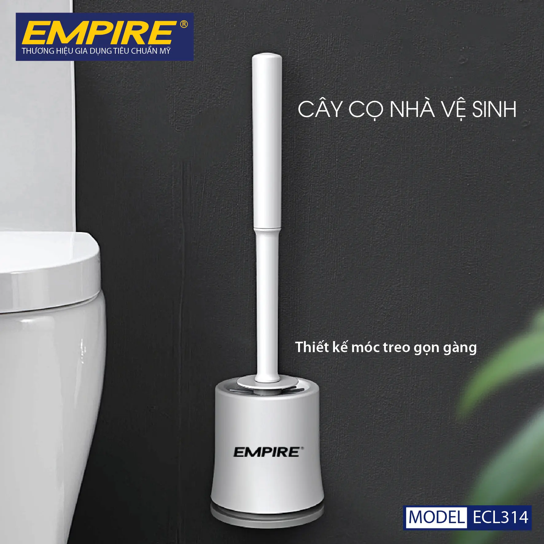Cây cọ vệ sinh bồn cầu Empire