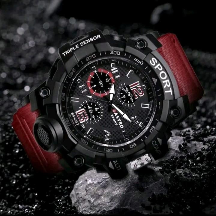 Jam Tangan Anak Pria dan Wanita Gastro Sport Original Analog Strap Rubber Fashion Terkini Free Box Dan Battre COD Karet 0