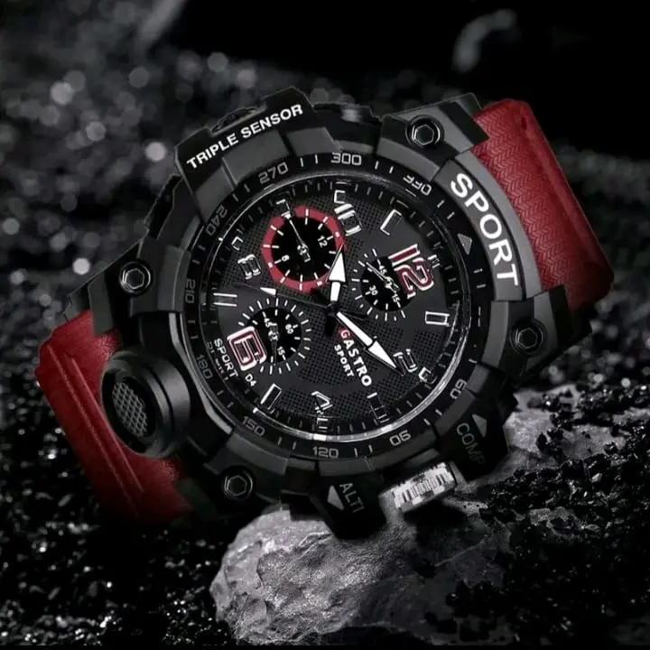 Jam Tangan Anak Pria dan Wanita Gastro Sport Original Analog Strap Rubber Fashion Terkini Free Box Dan Battre COD Karet 0