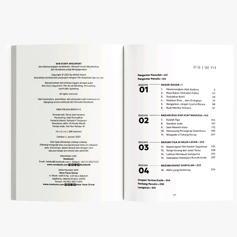 Original Buku Win Every Argument Seni Memenangkan Perdebatan Menjadi Sosok Meyakinkan dan Pembicara yang Mengagumkan 5