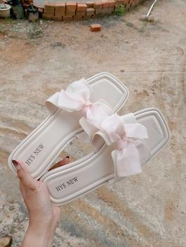 Product Review of Sandal Murah  Wanita Terbaru/Sendal Teplek Karet Jelly 088/Sendal Flat Perempuan Cewek from R**️ 1