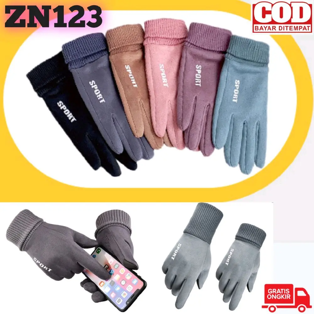 Sarung Tangan Glove Wanita Touch Screen Winter Anti Slip ZN123
