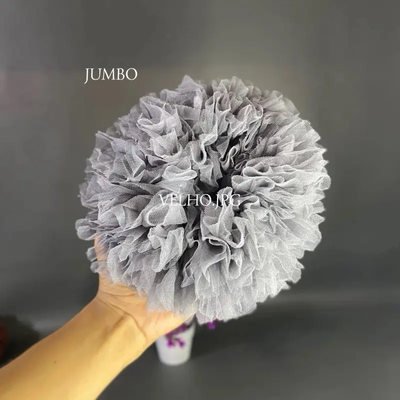 IKAT RAMBUT / CEPOL HIJAB RANDOM JUMBO Scrunchies Karet 5