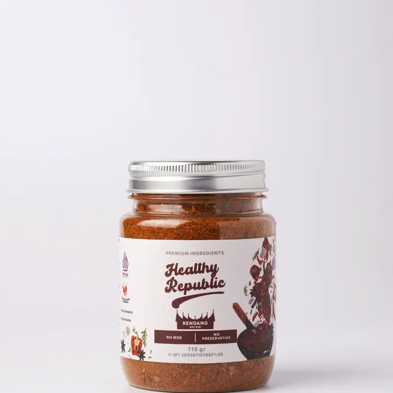 Healthy Republic Bumbu Marinasi Dry Rub 110 Gram Serba Guna HALAL [ RENDANG ] 5