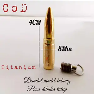 Liontin Kalung Tabung Terbaru Dan kekinian Anti Karat Anti Luntur Anti alergi Aman Nyaman Dipakai setiap hari Elegan Silver