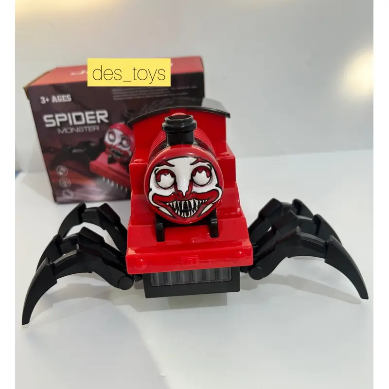 NEW!! MAINAN ANAK MONSTER TRAIN LABA LABA BUMP AND GO LAMPU CHOO CHOO CHARLES TRAIN KERETA 2