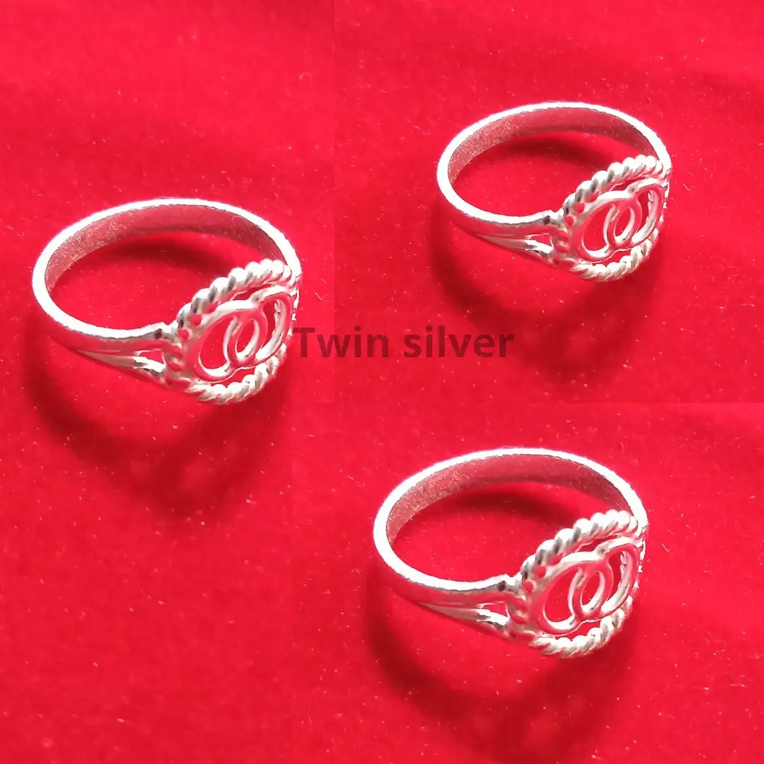 cincin perak murni handmade pemakaian dewasa perhiasan perak murni buatan tangan, kreatif lokal,perak, silver, cincin simpel model