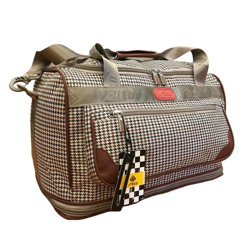 Tas Pakaian Besar / Tas Lipat & Besar Alto / Tas Pakaian Motif Kotak 2 Tingkat / Tas Jinjing / Tas Mudik Besar Umroh Haji Travel Pria 1