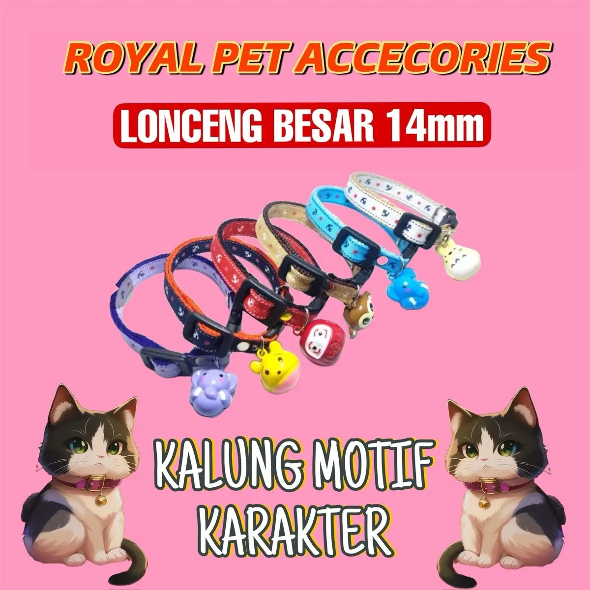KALUNG KUCING MOTIF KARAKTER