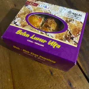 Bolen Lumer Ulfa Isi Pisang Coklat Lumer Mini Isi 12 Pcs Bolen Pisang Coklat Enak