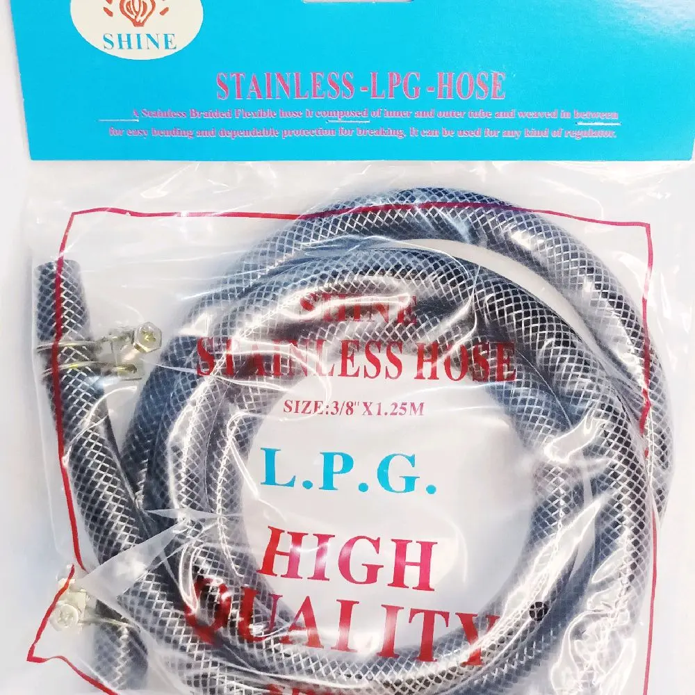 hose with stainless coated hinde sya basta basta mangat- ngat kasi meron syang stainless coated hinde katulad sa rubber lang na ma ngat-ngat agad ng mga insecto sink  drain core