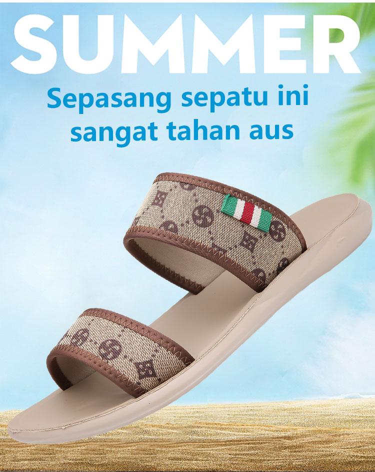 【PAMATE】Sandal Couple Unisex Slip On & Slide Anti Selip Model Selop Casual untuk Pasangan