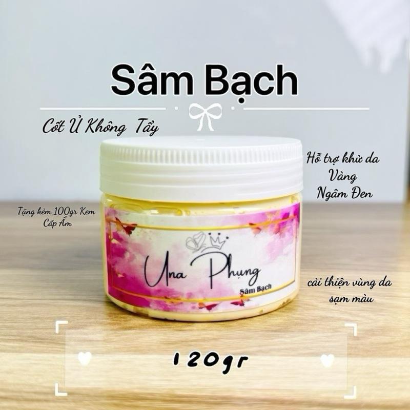 Kem Body Phôi Sâm Bạch [120gr] – Không Tẩy, Không BNL – ( Tặng kèm kem 100gr Tạo Ẩm ) Hỗ Trợ Khử Thâm, Khử Vàng