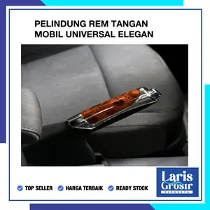 Cover Rem Tangan Mobil Wooden Motif Kayu Case Hand Brake Laris Grosir Surabaya