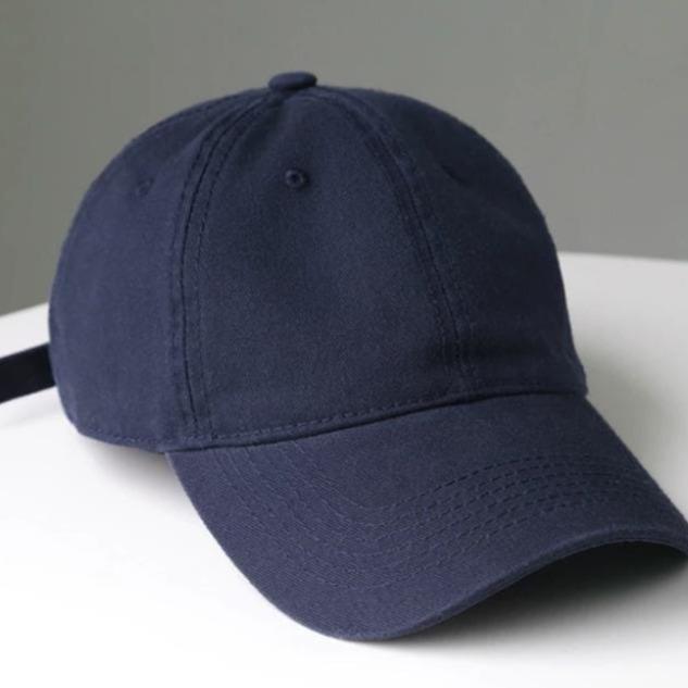 Topi baseball polos clip cakop besi bahan rapel tebal Dewasa Kanvas 1