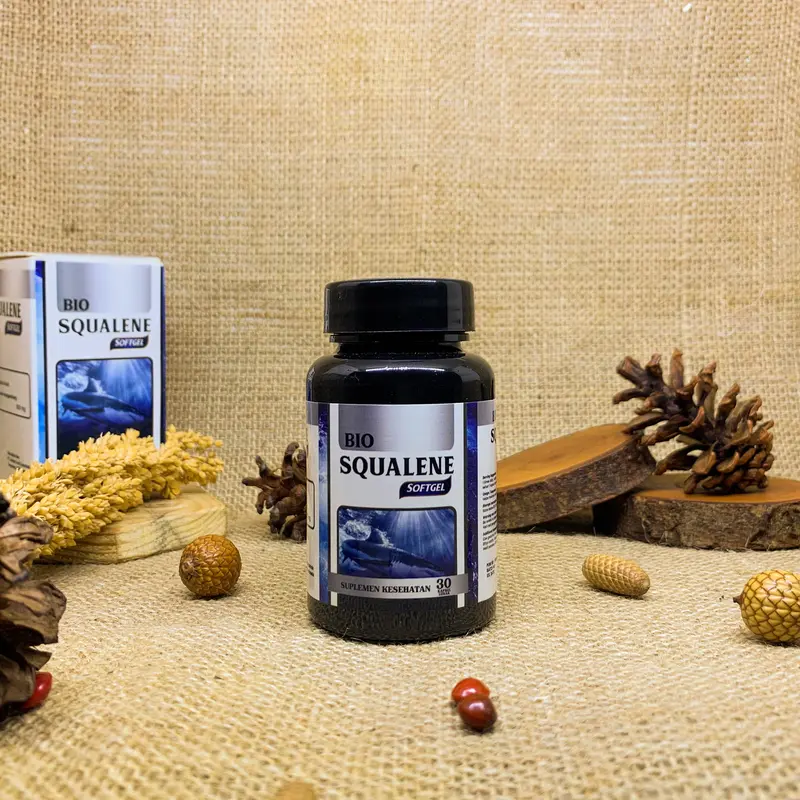 Pe-nyu-bur Sperma Pria Mengentalkan Sp-er-ma dengan Bio Squalene 30 Softgel 1