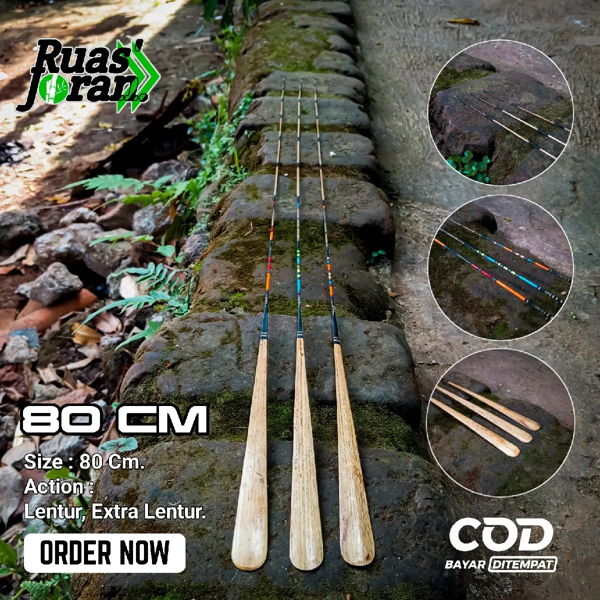JORAN WADER 80 CM - JORAN BAMBU - JORAN MICRO - JORAN LENTUR - JORAN MURAH - JORAN BREKELE