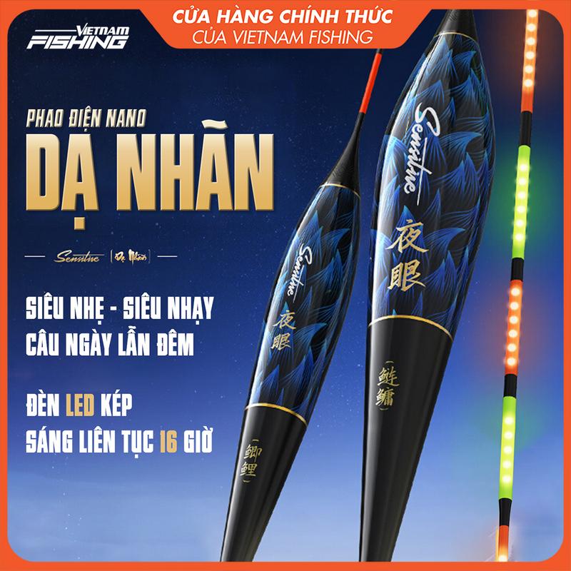 Phao Điện Nano HANDING Dạ Nhãn - Câu Rô Trắm Chép Trôi ban đêm lẫn ban ngày