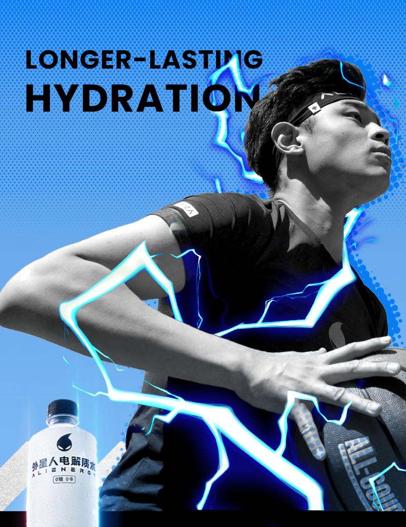 Product Introduction of Alienergy Electrolyte Water Sugar Free Sport  Drinks 500ml × 15 bottles 15
