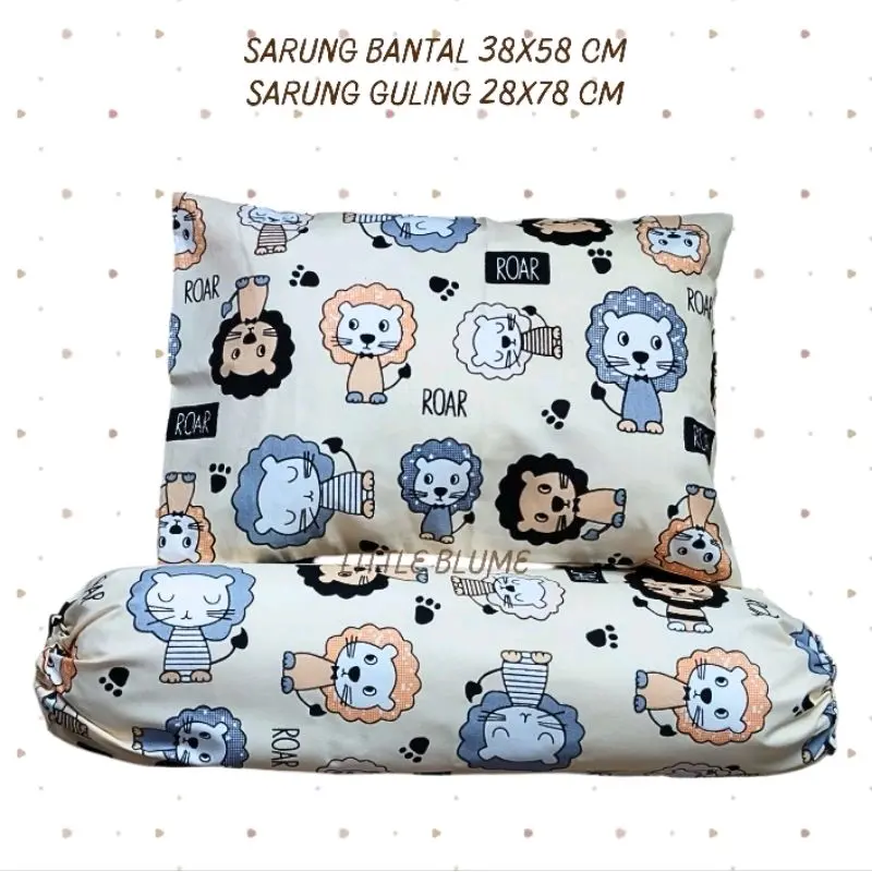 SARUNG BANTAL GULING BALITA TODDLER MIKROTEX (1 SARBAN + 1 SARGUL)
