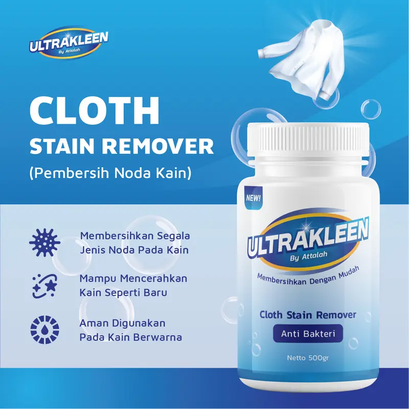 Pembersih Pakaian  Ultrakleen Noda Jamur Membandel  Detergen Ajaib Pakaian Anti Bakteri 0
