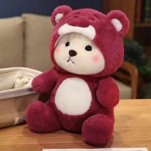 Beruang Comel Mainan Mewah Telinga Besar Jahitan Lembut Beruang Lena Doll Boneka Hiasan Rumah Tangga