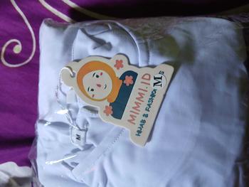 Product Review of MIMMI.ID—Shanum Set Jilbab Dress Gamis Jersey Anak Perempuan Baju Muslim Panjang Syari Cewek Wanita Setelan  Polos Newborn from P**🍂 0