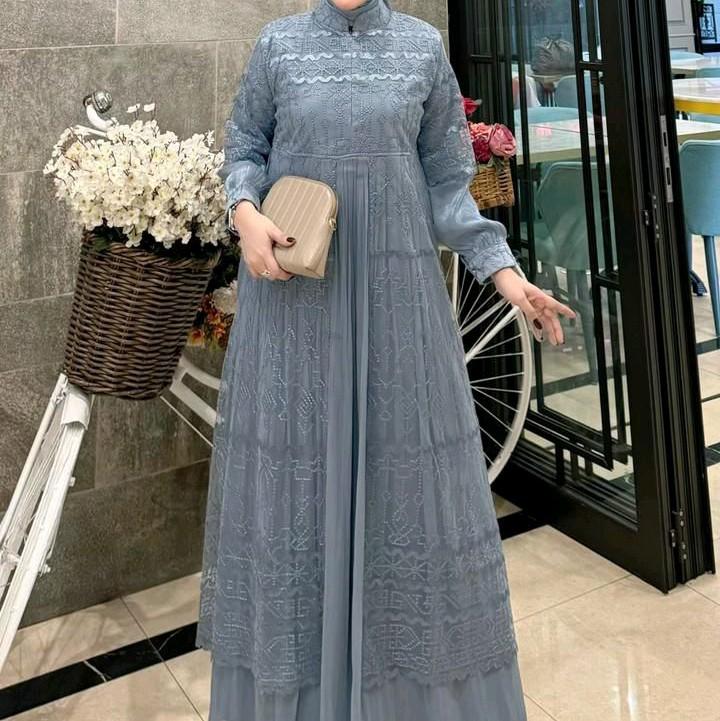 gamis lebaran ziva dress terbaru original 0