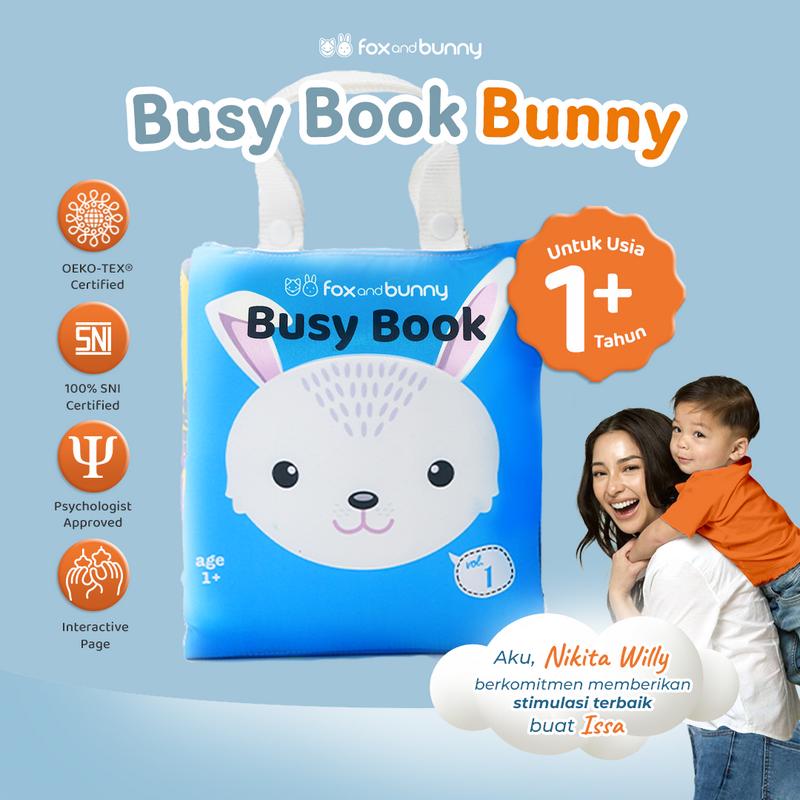 Busy Book Bunny Fox and Bunny Buku Mainan Pendidikan Dini Anak - Shop ...