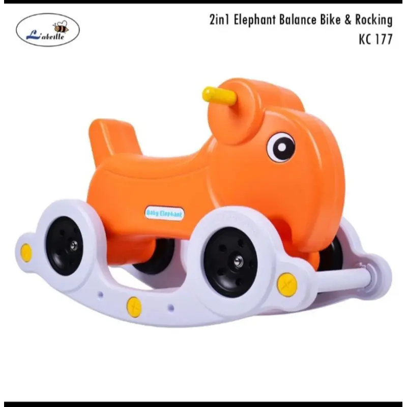 baby elephant balance bike rocking KC 177