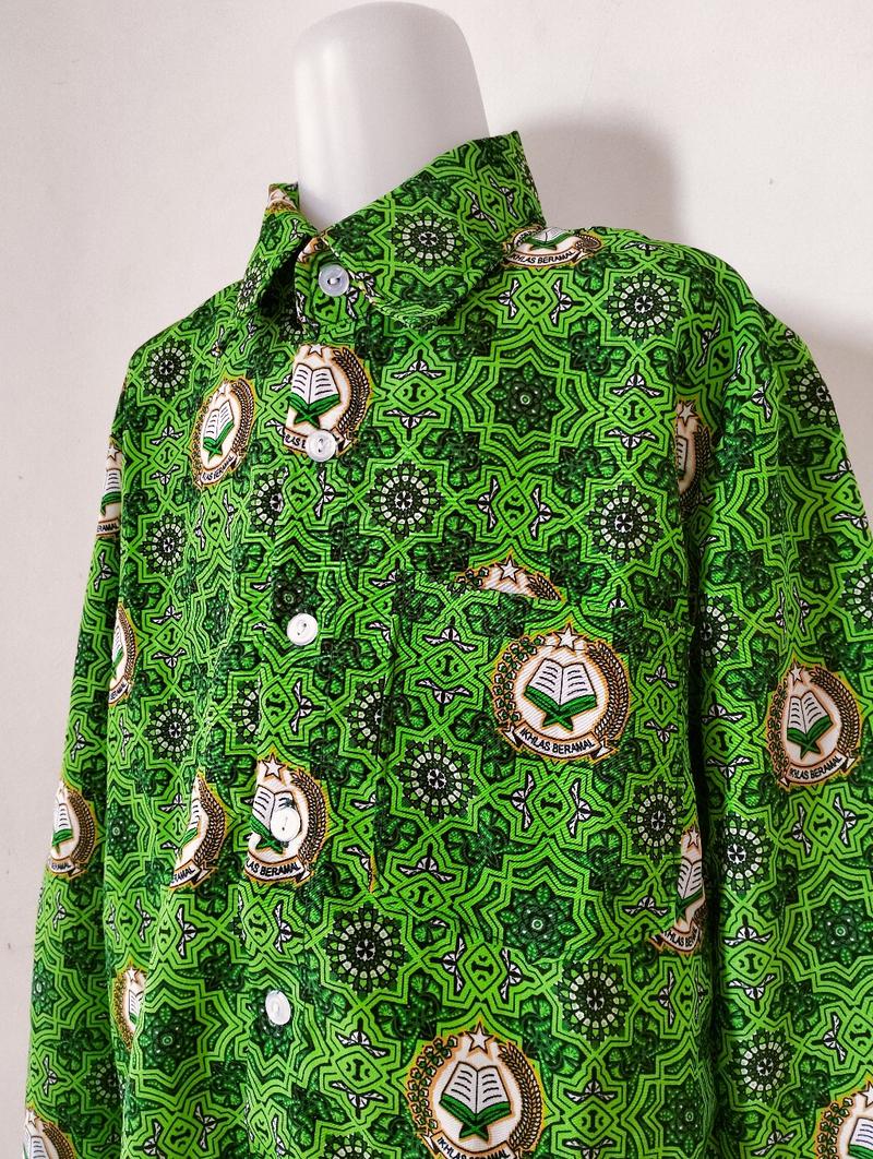 Product Introduction of BATIK Mi-BATIK Diniyah-BATIK MI MOTIF ALIFA HIJAU 2