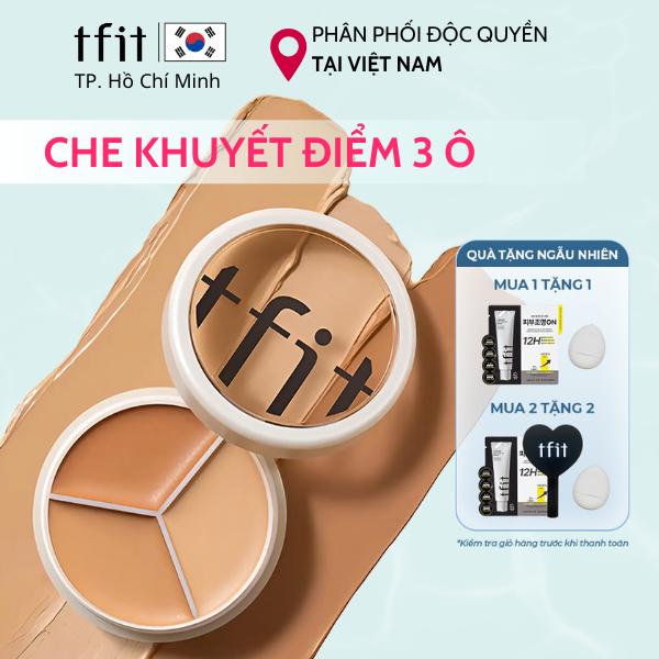(C3) Kem Che Khuyết Điểm TFIT 15g 3 Màu Hàn Quốc, Che Phủ Cao, Chống Nước, Lâu Trôi, Che Mụn, Quầng Thâm, Hình Xăm Hiệu Quả Cho Mọi Loại Da