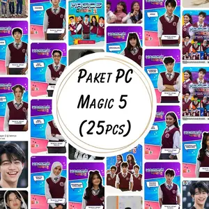 (ISI 25PCS) Photocard Pemain MAGIC 5 INDOSIAR Raden Rakha Basmalah Gralind Sridevi Afan Eby Da5