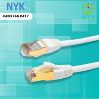 Gambar KABEL LAN CAT7 15 METER 10GBps PABRIKAN Black Gold Metal - White dari Multi Komputer Kota Administrasi Jakarta Barat 4 Tokopedia