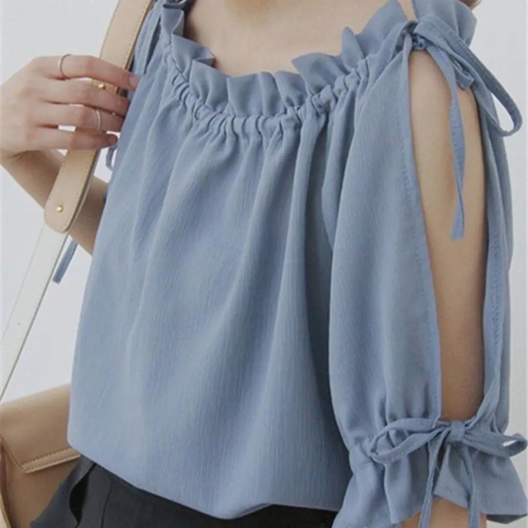 Split Arms COD Atasan Wanita Tangan Tali