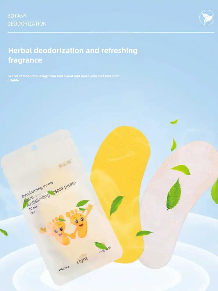Product Introduction of Fragrant lemon shoe and sock deodorizing sticker, shoe sterilization, foot sweat deodorizing insole, odor removing shoe sticker Footwear Comfort aqua flask 1